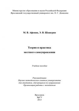 читать Теория и практика местного самоуправления