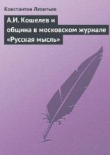 читать А.И. Кошелев и община в московском журнале «Русская мысль»