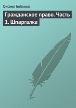 читать Гражданское право. Часть 1. Шпаргалка