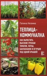 читать Теплица-коммуналка. Как вырастить высокие урожаи томатов, перца, баклажанов и огурцов под одной крышей