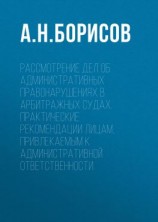 читать Рассмотрение дел об административных правонарушениях в арбитражных судах. Практические рекомендации лицам, привлекаемым к административной ответственности