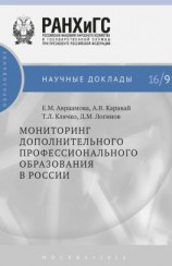 читать Мониторинг дополнительного профессионального образования в России