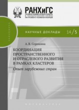 читать Координация пространственного и отраслевого развития в рамках кластеров. Опыт зарубежных стран